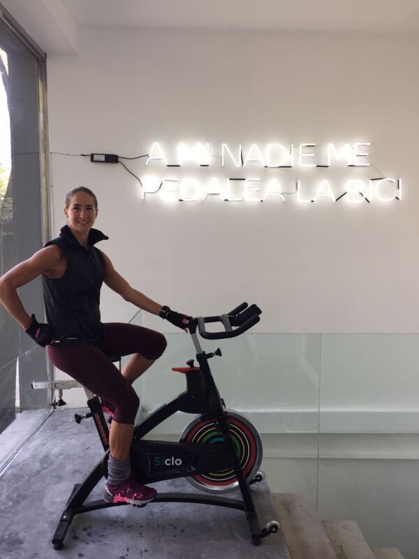 Coach Arlette en Siclo Masaryk