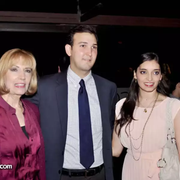 Gretchen Backoff,Diego Paez y Paola Fornelli de Páez