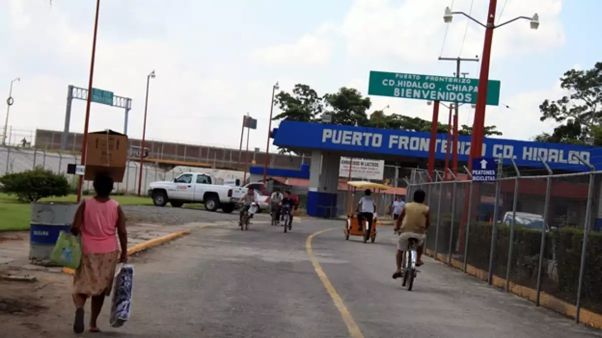 cruce fronterizo chiapas guatemala