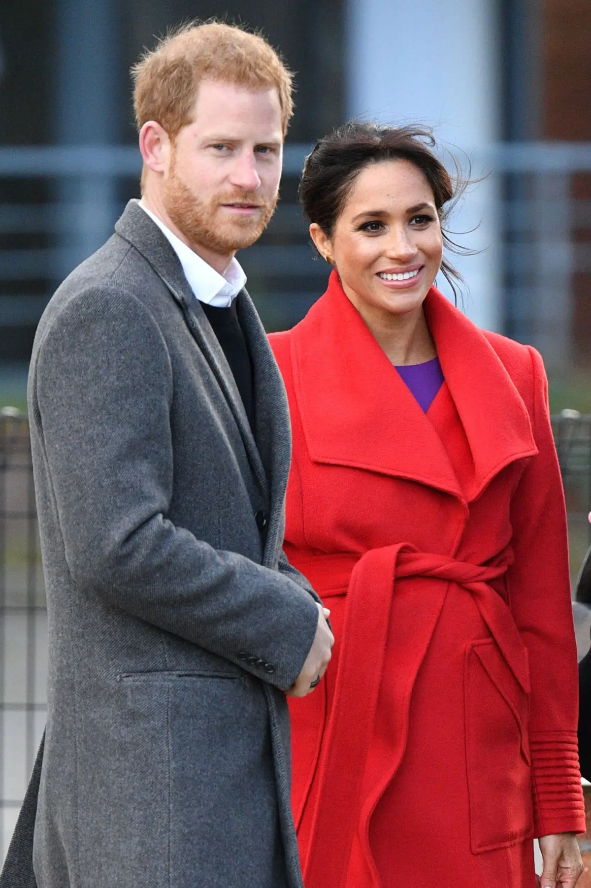 Prince Harry and Meghan Duchess of Sussex visit to Birkenhead, UK - 14 Jan 2019
