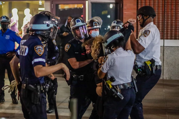 Black Lives Matter protest, New York, USA - 31 May 2020