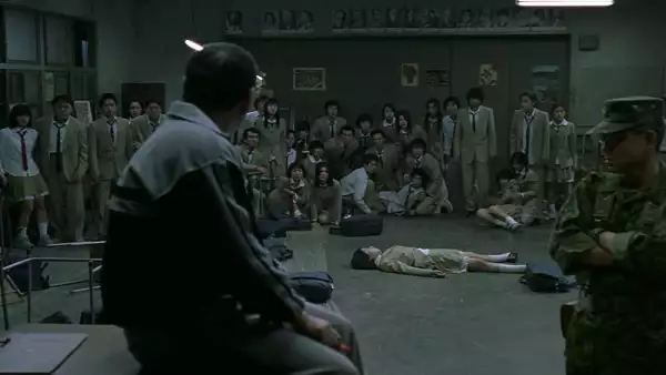 Escena de la película Battle Royale