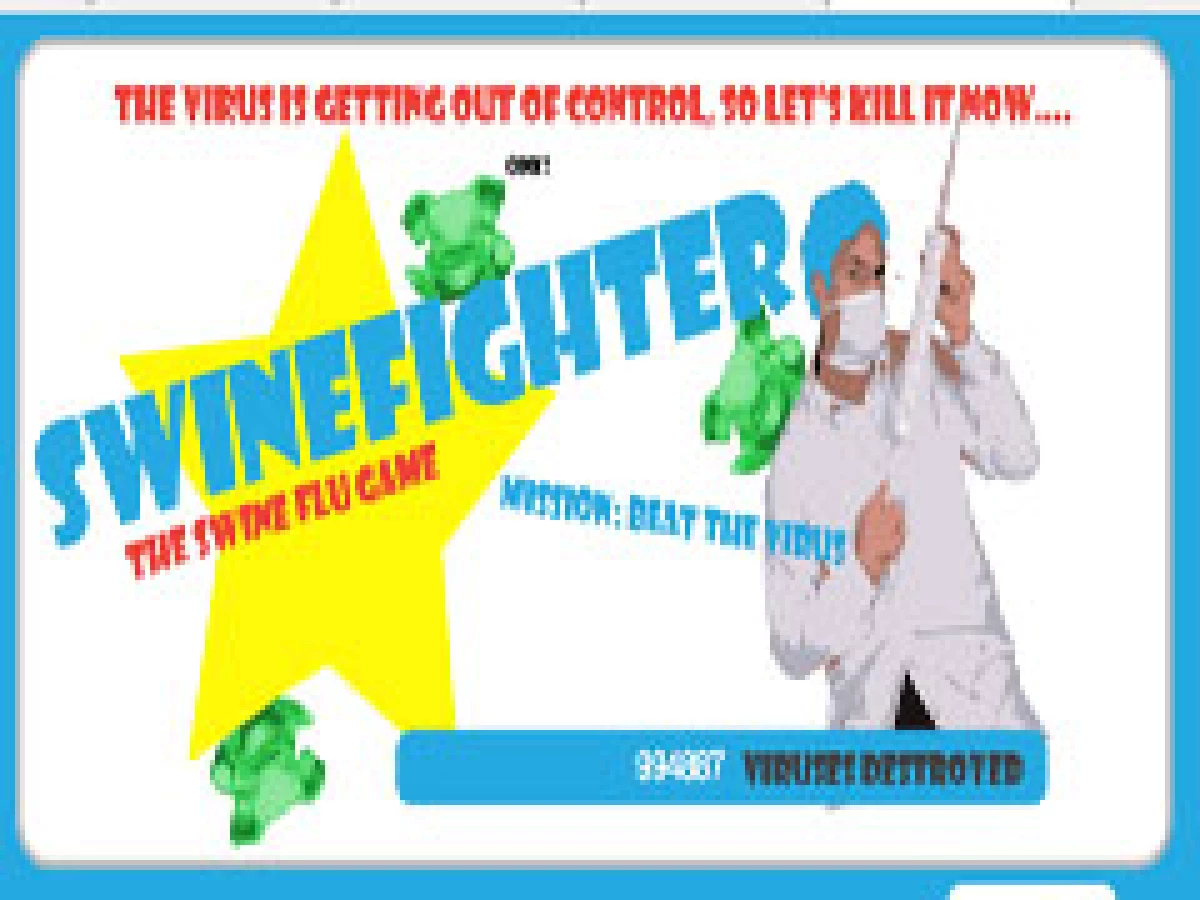 SwineFighter es el nuevo juego que permite fulminar a la influenza. (Foto: Cortesía)