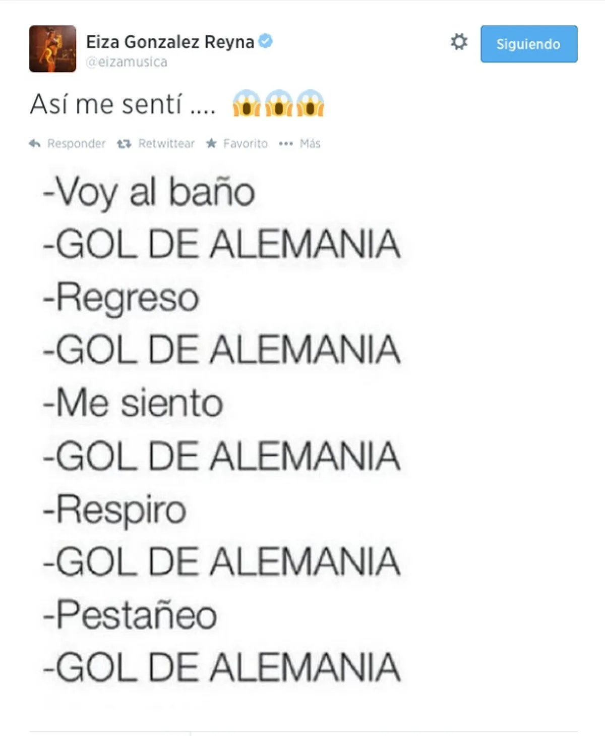 Eiza retuiteó esta simpática imagen que circuló en redes.
