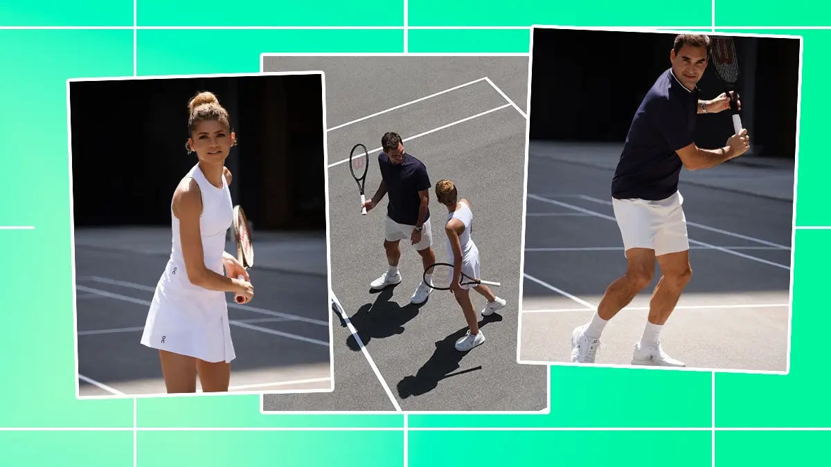  Zendaya se enfrenta a Roger Federer en un partido de tenis para On 