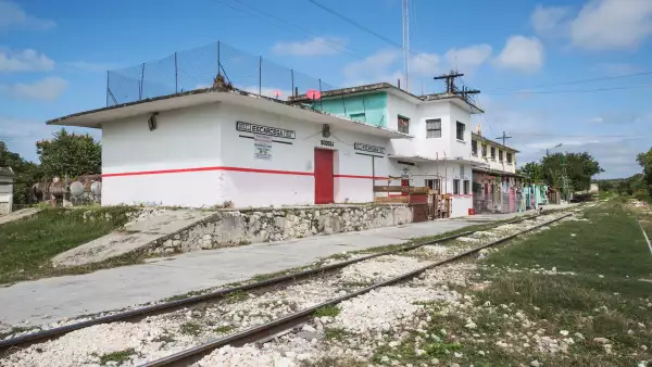 Así luce hoy la zona donde se construirá la Estación Escárcega