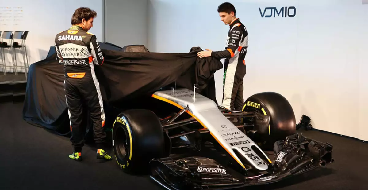 El nuevo monoplaza de "Checo"