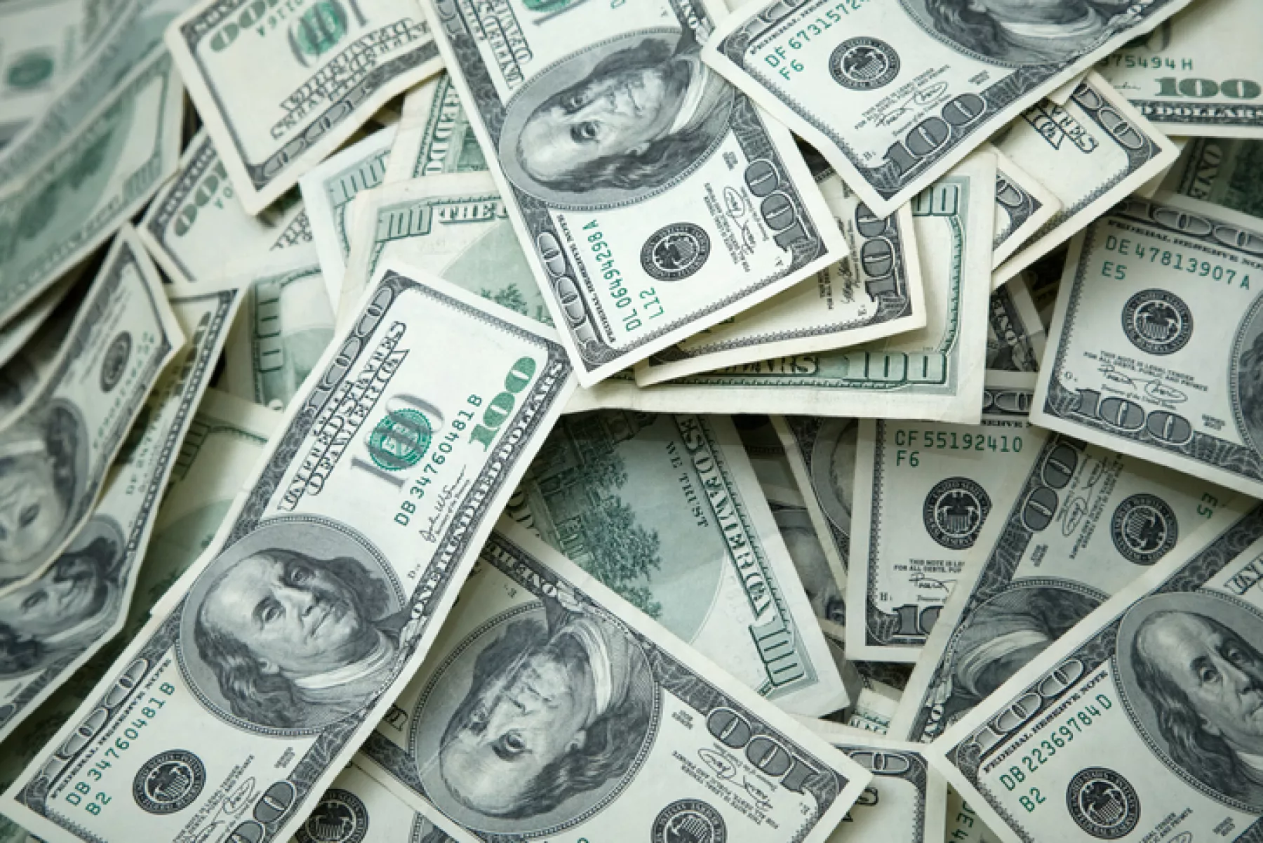 billetes de dólar