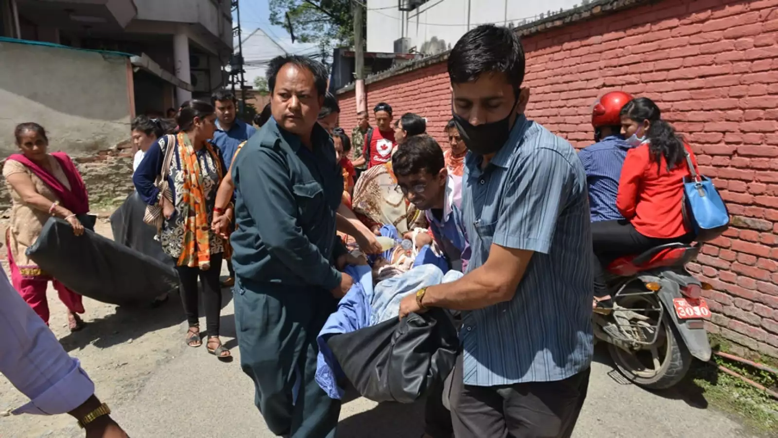 Hospital evacuacion Katmandu Nepal