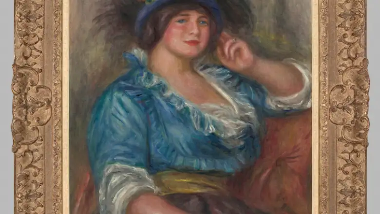 Colonna Romano pintura de Renoir datada en 1913 que fue robada de un museo en Francia.