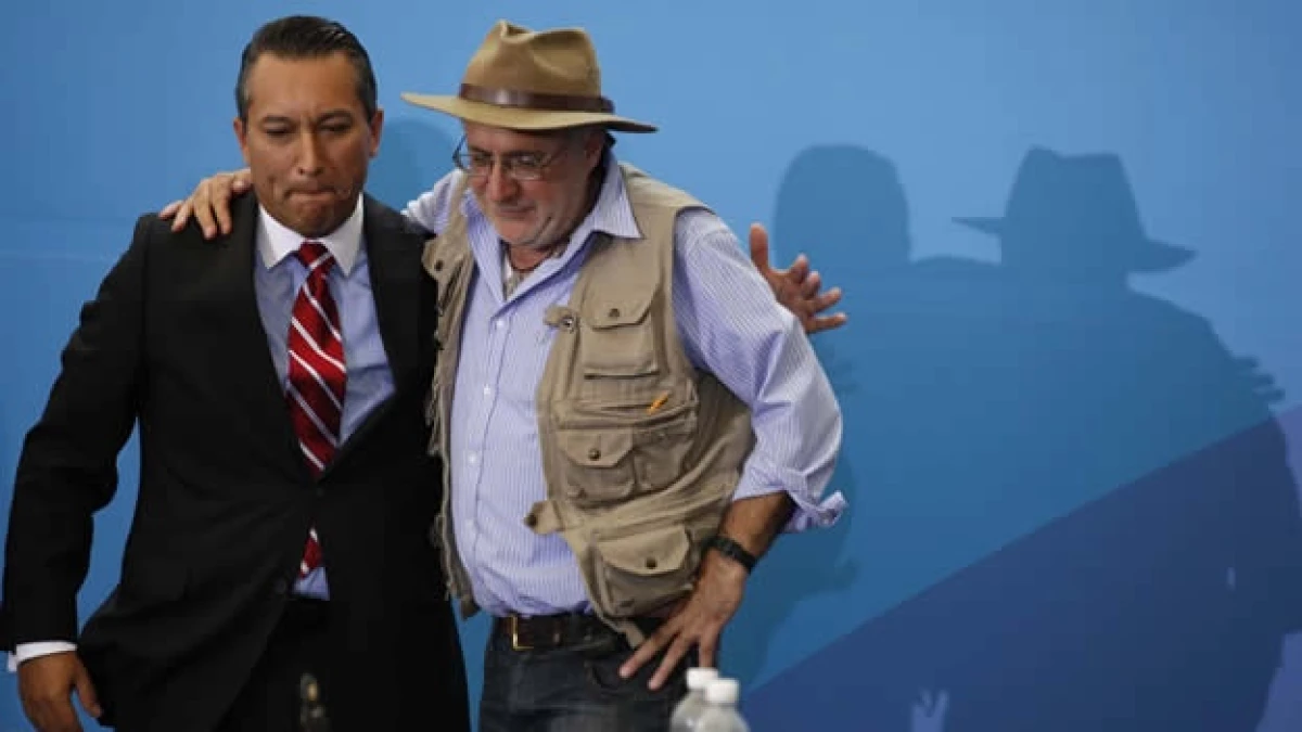 Javier Sicilia y Francisco Blake Mora