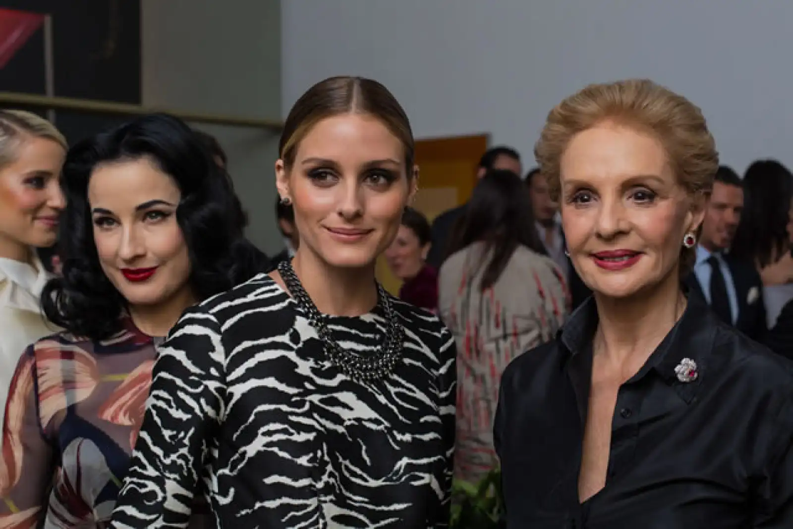Dita Von Teese, Olivia Palermo, Carolina Herrera