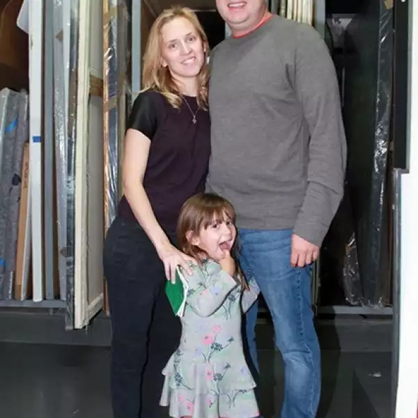 Mana Santos con Catalina y Diego Coppel