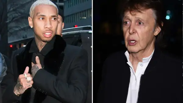 El ex integrante de los Beatles no pudo entrar junto con Beck a la fiesta organizada por el novio de Kylie Jenner. '¿Qué tan VIP tenemos que ser?', dijo el músico.