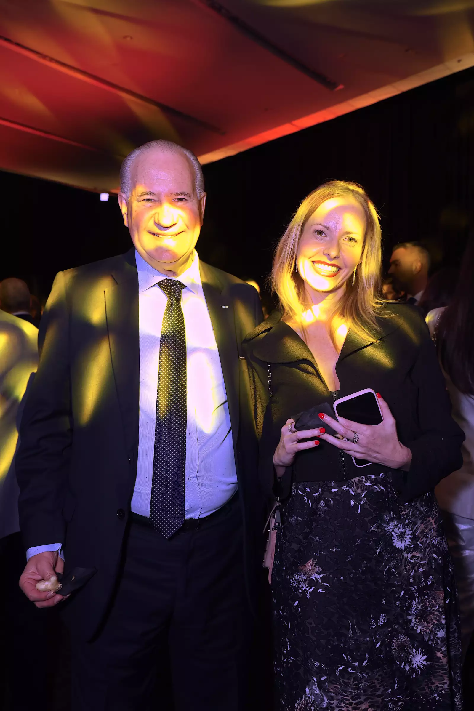 Ruperto Long y Adriana Camisar 