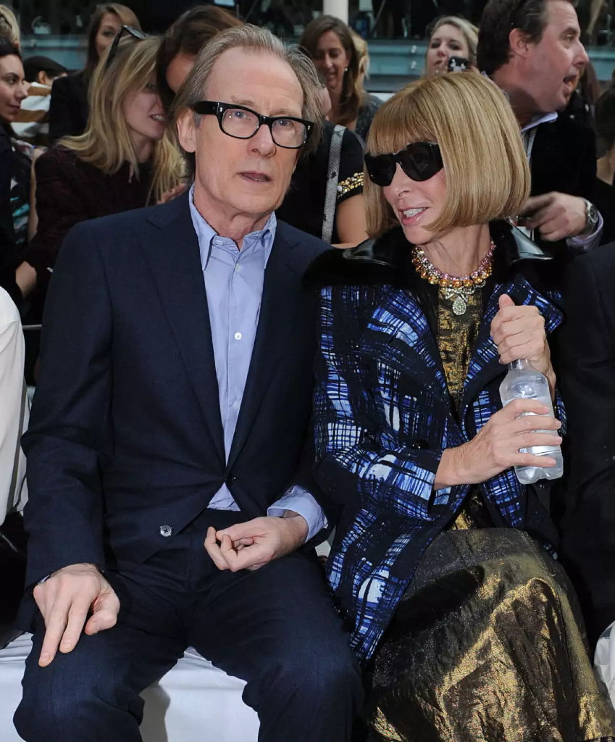 Anna Wintour y Bill Nighy.