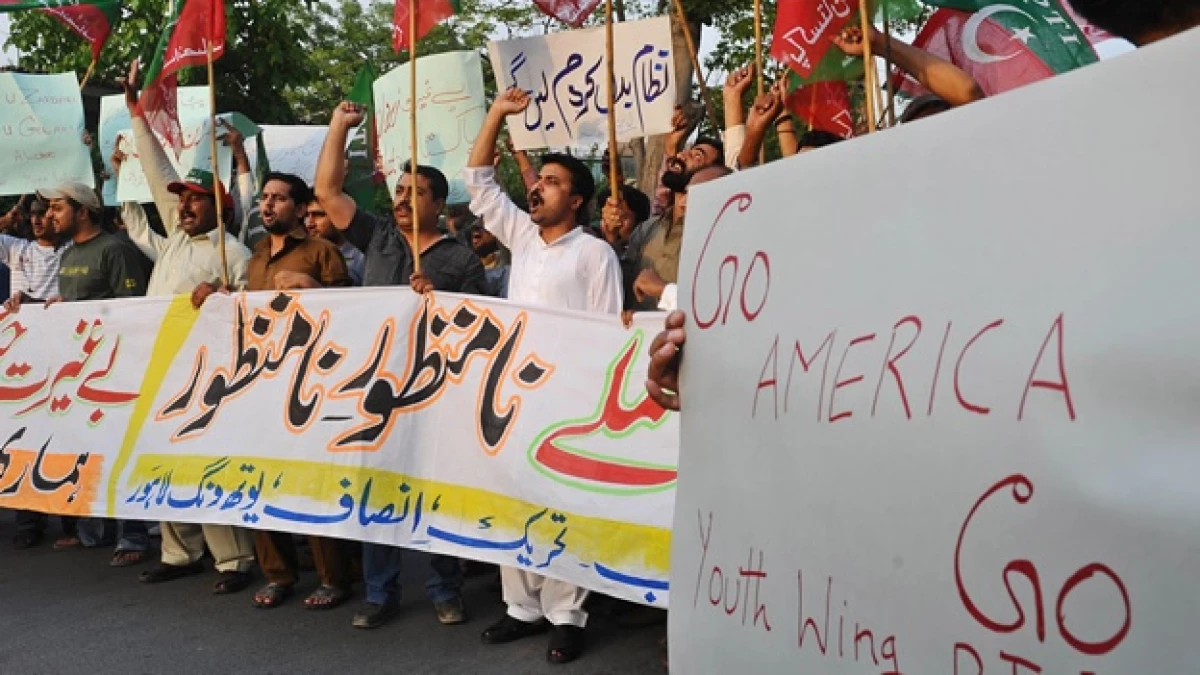 Pakistán - protestas contra EU