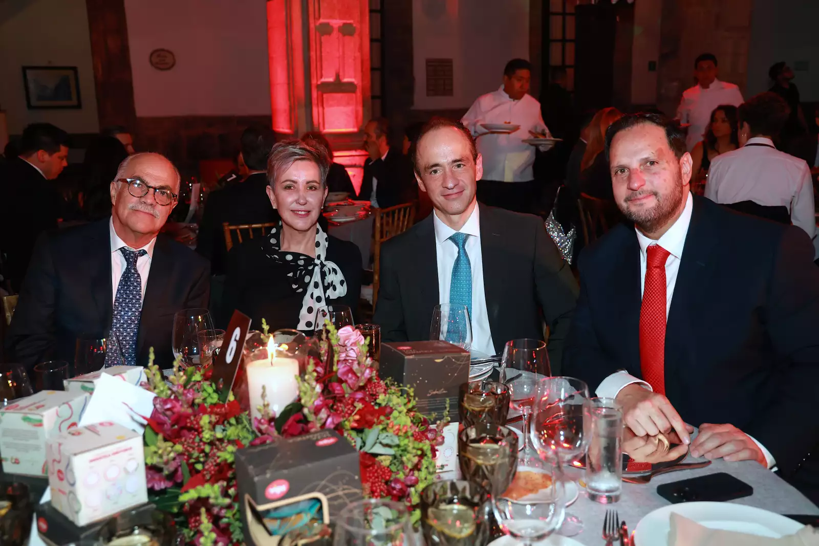 Javier Dibildox , Mireya Ruiz , Alfonso Hori y Germán González