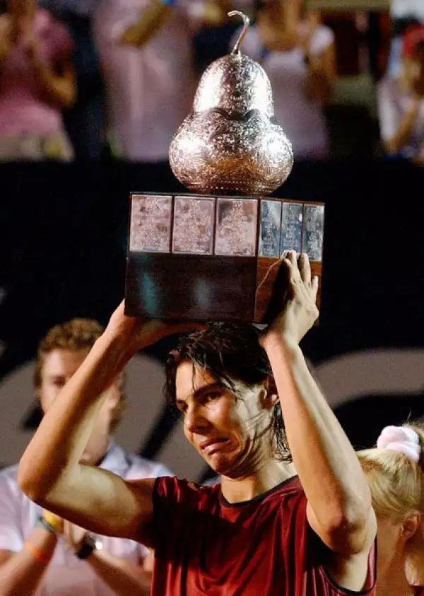 Fue en 2005 cuando Nadal ganó en dos sets el Abierto de Tenis en Acapulco, México.