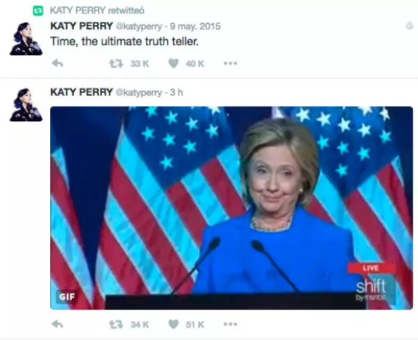 Y esta fue la respuesta de Katy.