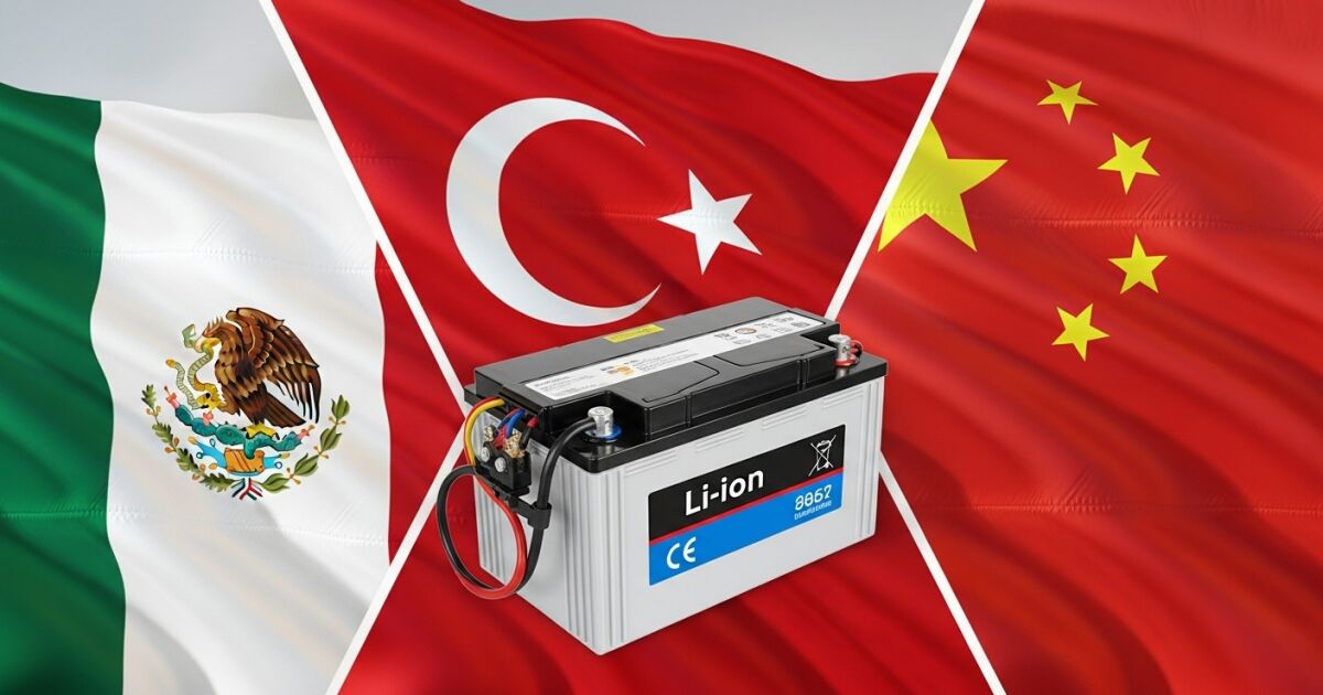 Kolay olmasa da, Meksika pil pazarında Çin ile karşılaşacak beklenmedik bir müttefik: Türkiye