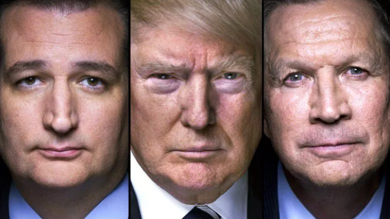 Ted Cruz y John Kasich buscan frenar a Donald Trump en su camino hacia la nominación presidencial republicana.
