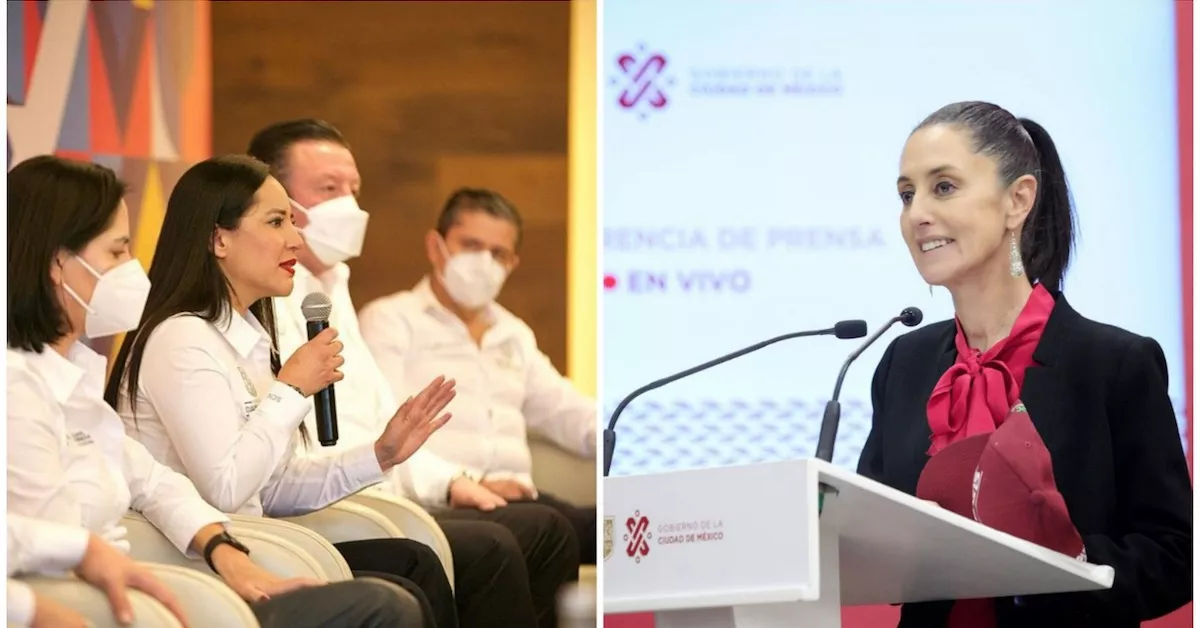 Alcaldes de oposición de la CDMX y Claudia Sheinbaum, jefa de gobierno 