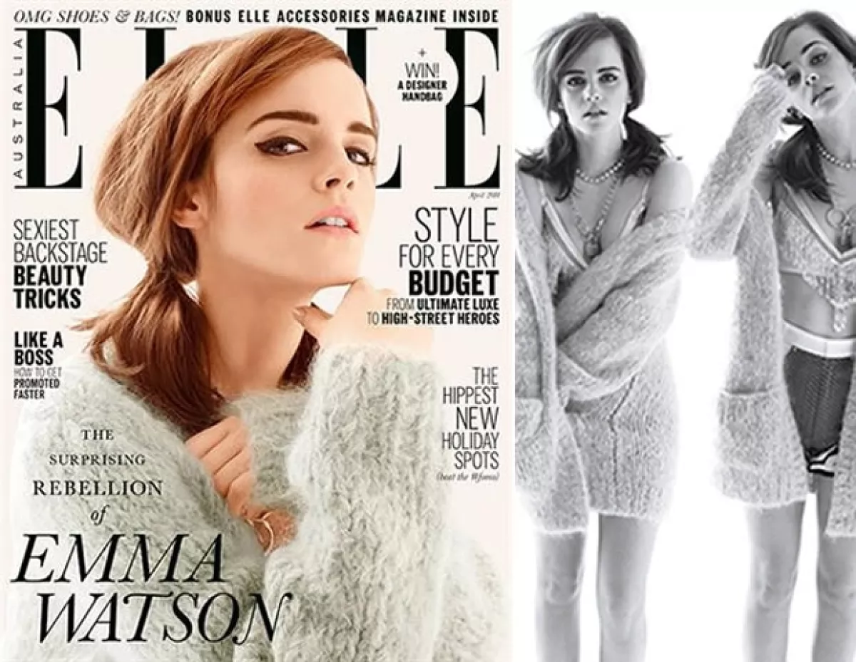 Para la portada de Elle 2014