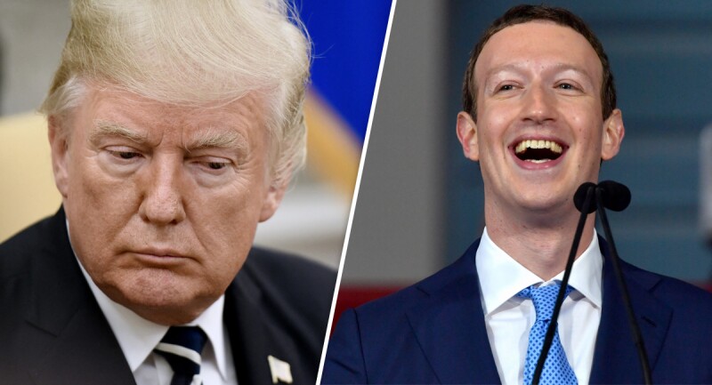Donald Trump vs Mark Zuckerberg