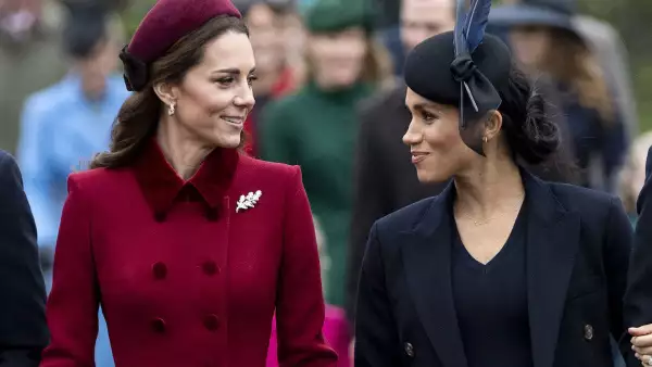 The Royal Family Attend Church On Christmas Day