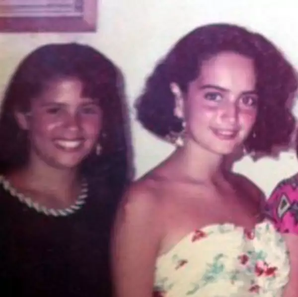 Así era como se veía Ana cuando era adolescente.