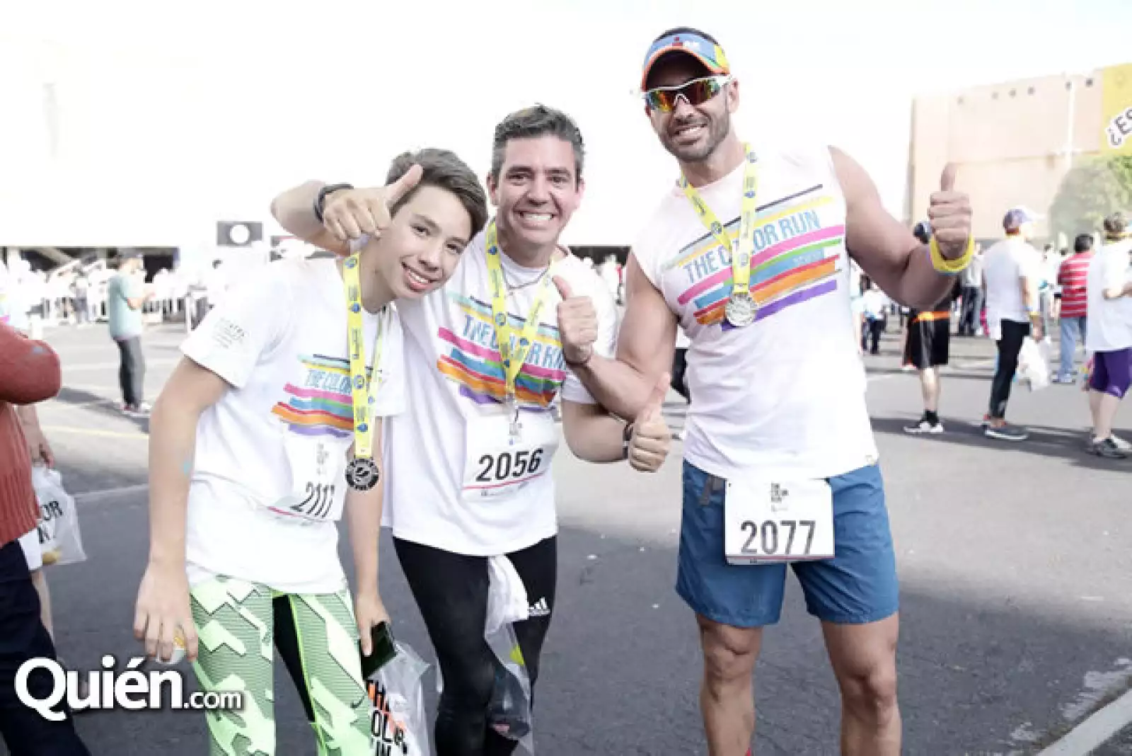 Mikel y Julio Elizarraraz con Germán Anaya