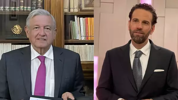 Andrés Manuel López Obrador y Carlos Loret de Mola