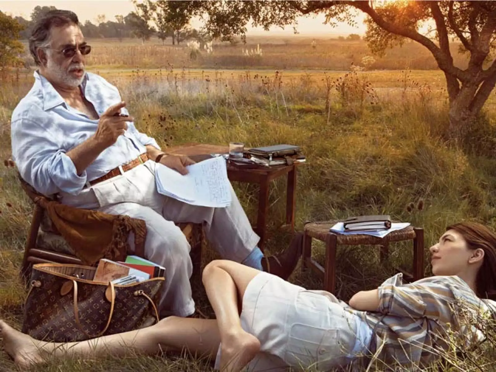 Francis Ford Coppolay su hija Sofia posaron para Leibovitz en 2008.