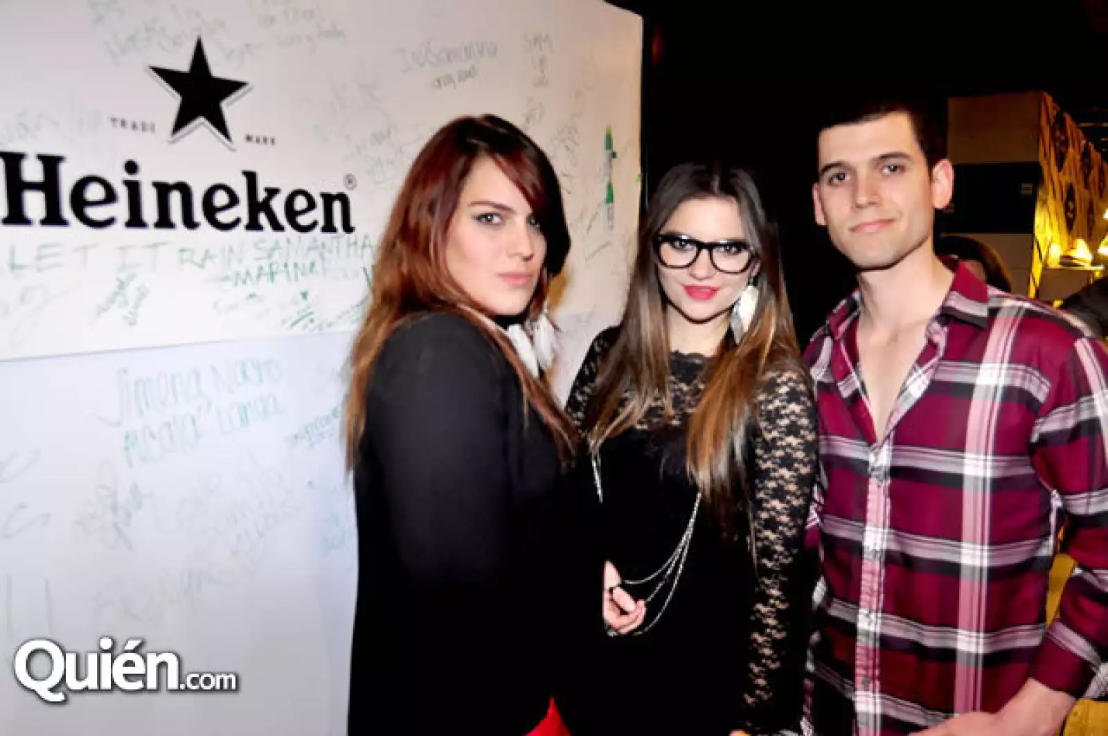 Isa Garza,Adriana Garza y Horacio Lozano