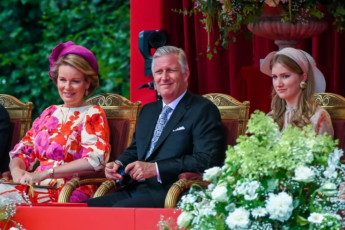 Matilde, Felipe de Bélgica y la princesa Elisabeth
