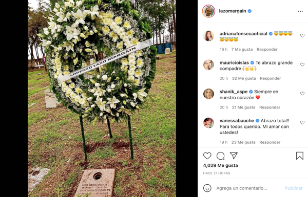 El emotivo homenaje de Lorenzo Lazo a dos años de la muerte de Edith González Foto de Lorenzo Lazo