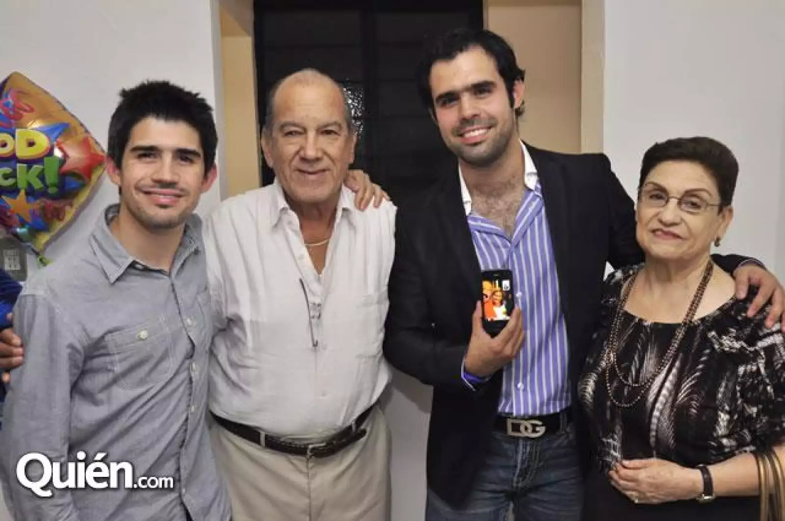Francisco Pérez,Sergio Cruz Vela,Javier Paez y Martha Cantú de Cruz