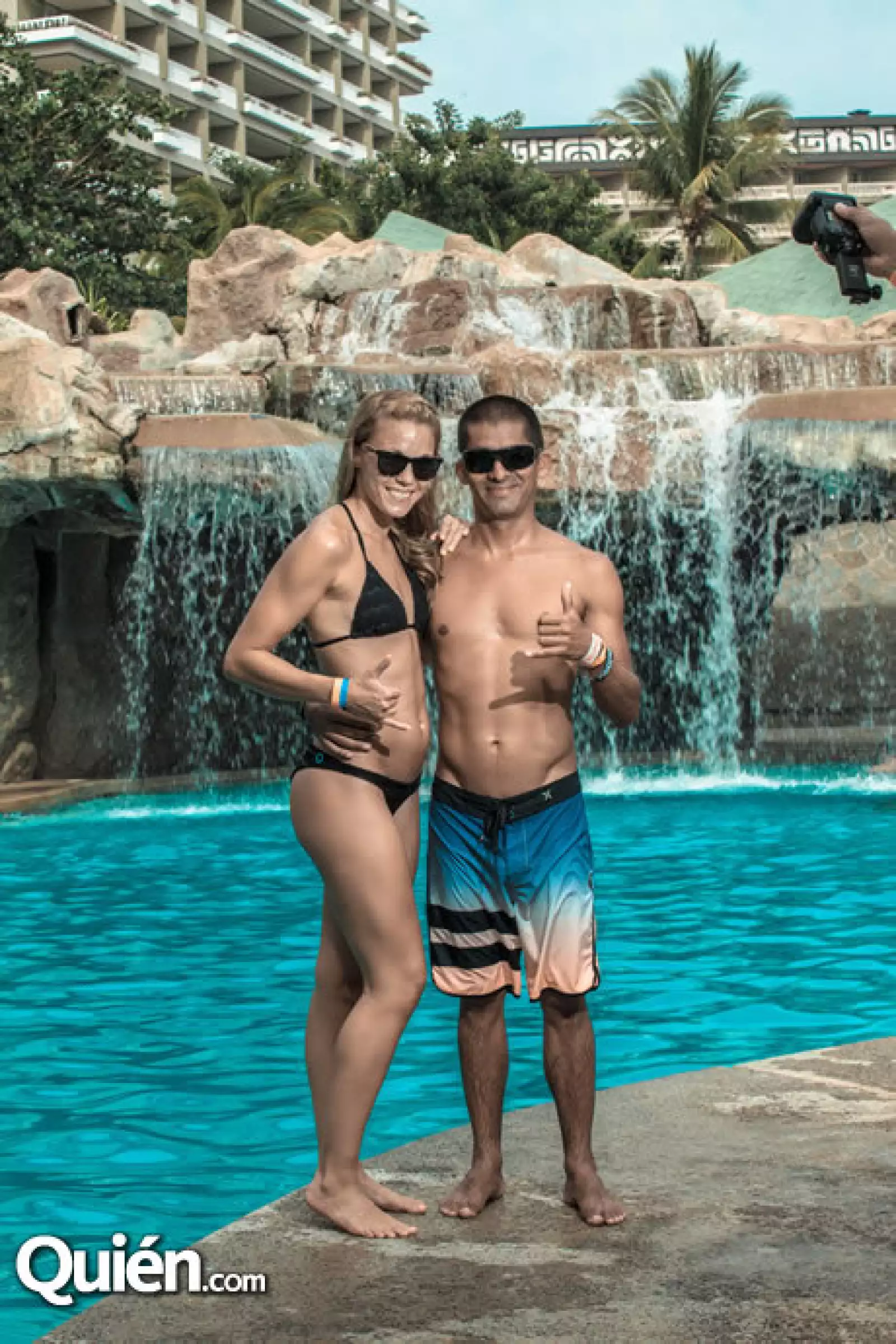 Elina Heinanen y Edwin Morales