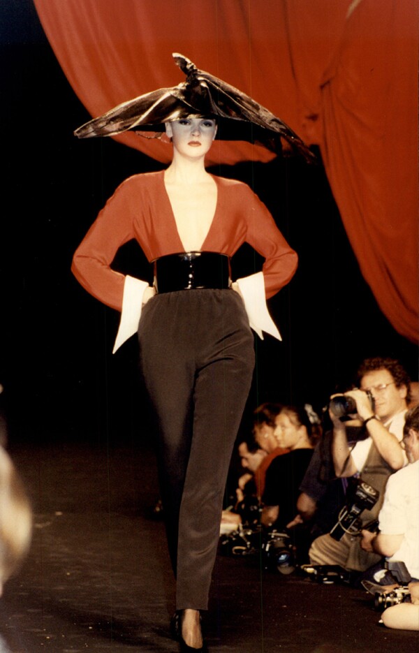 Claude Montana Fashion Show In Paris.