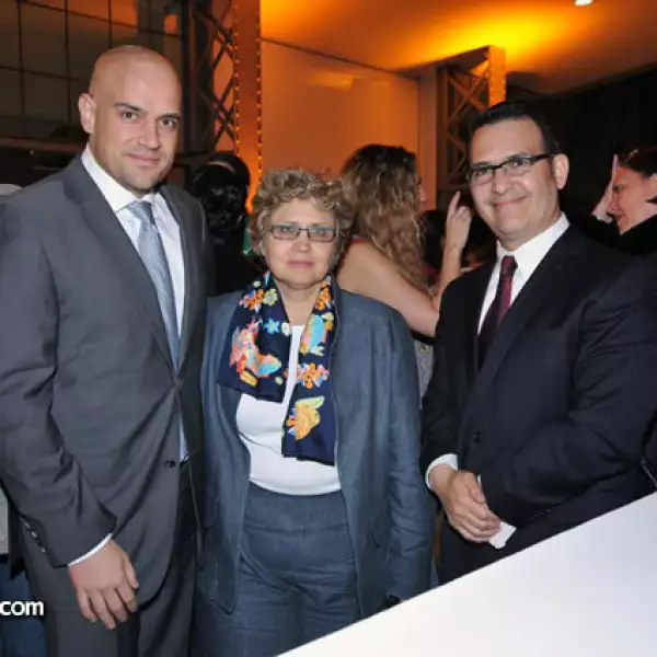 Manuel Rivera,Rossa Fuentes-Berain y Alfonso Brito