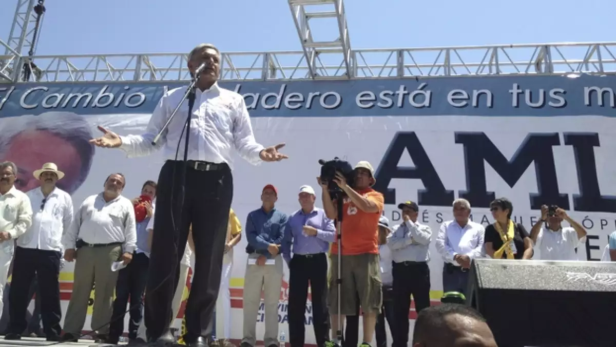 AMLO en La Paz