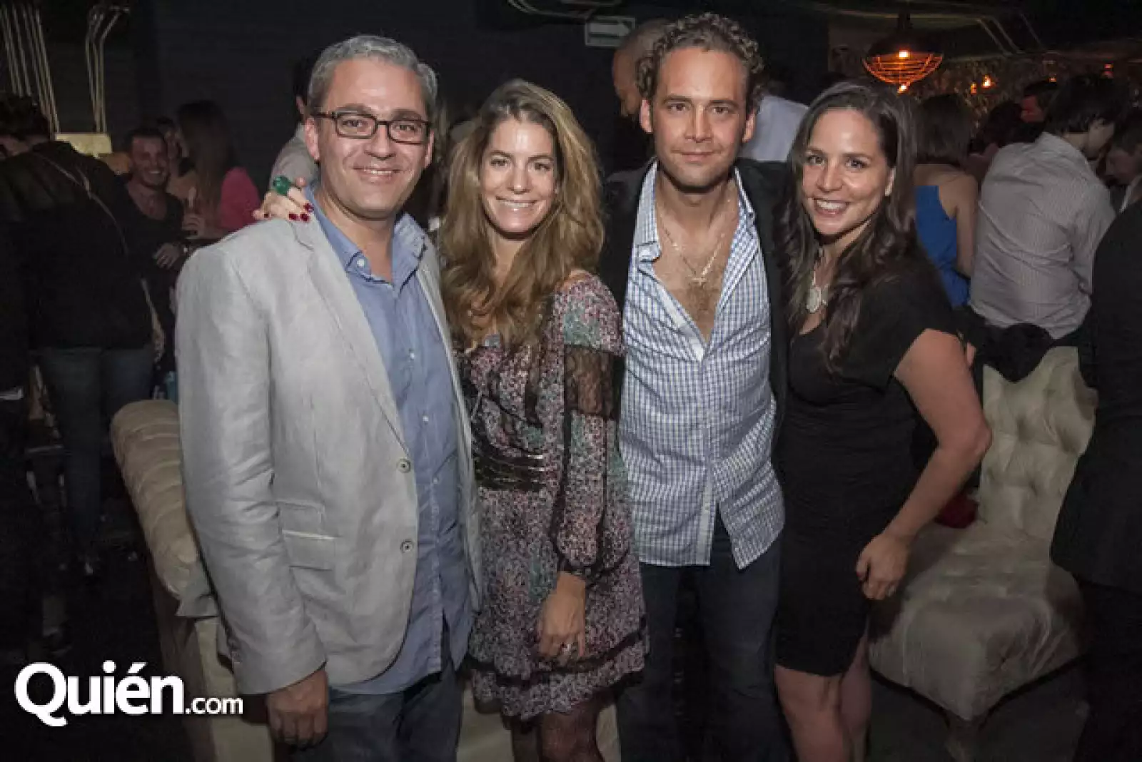 Carlos Torres,Irina Núñez,Guille Cárdenas y Paola Sánchez