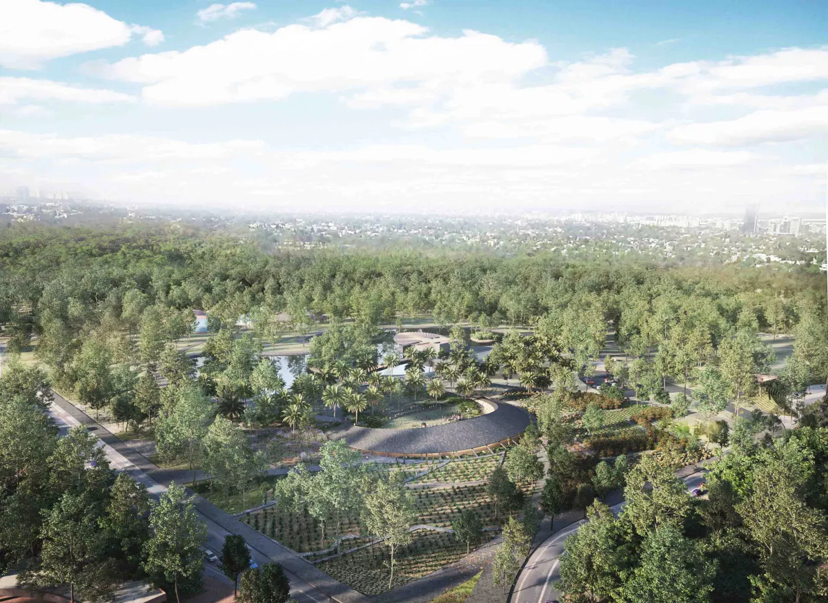 Imagen general del Centro de CUltura AMbiental en el Bosque de Chapultepec