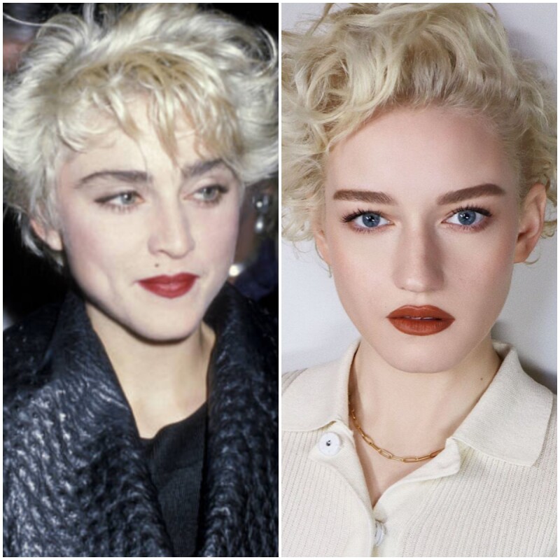 Madonna y Julia Garner