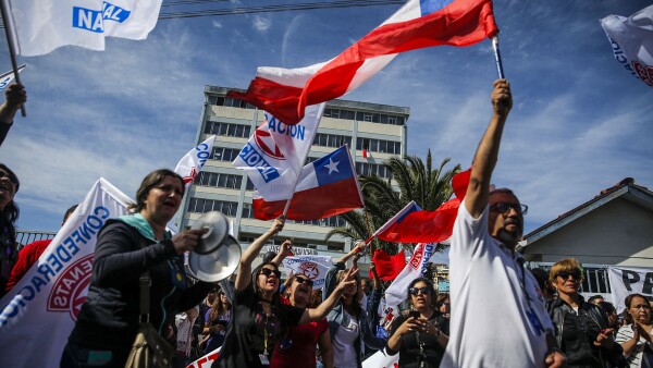 CHILE-TRANSPORT-METRO-PROTEST