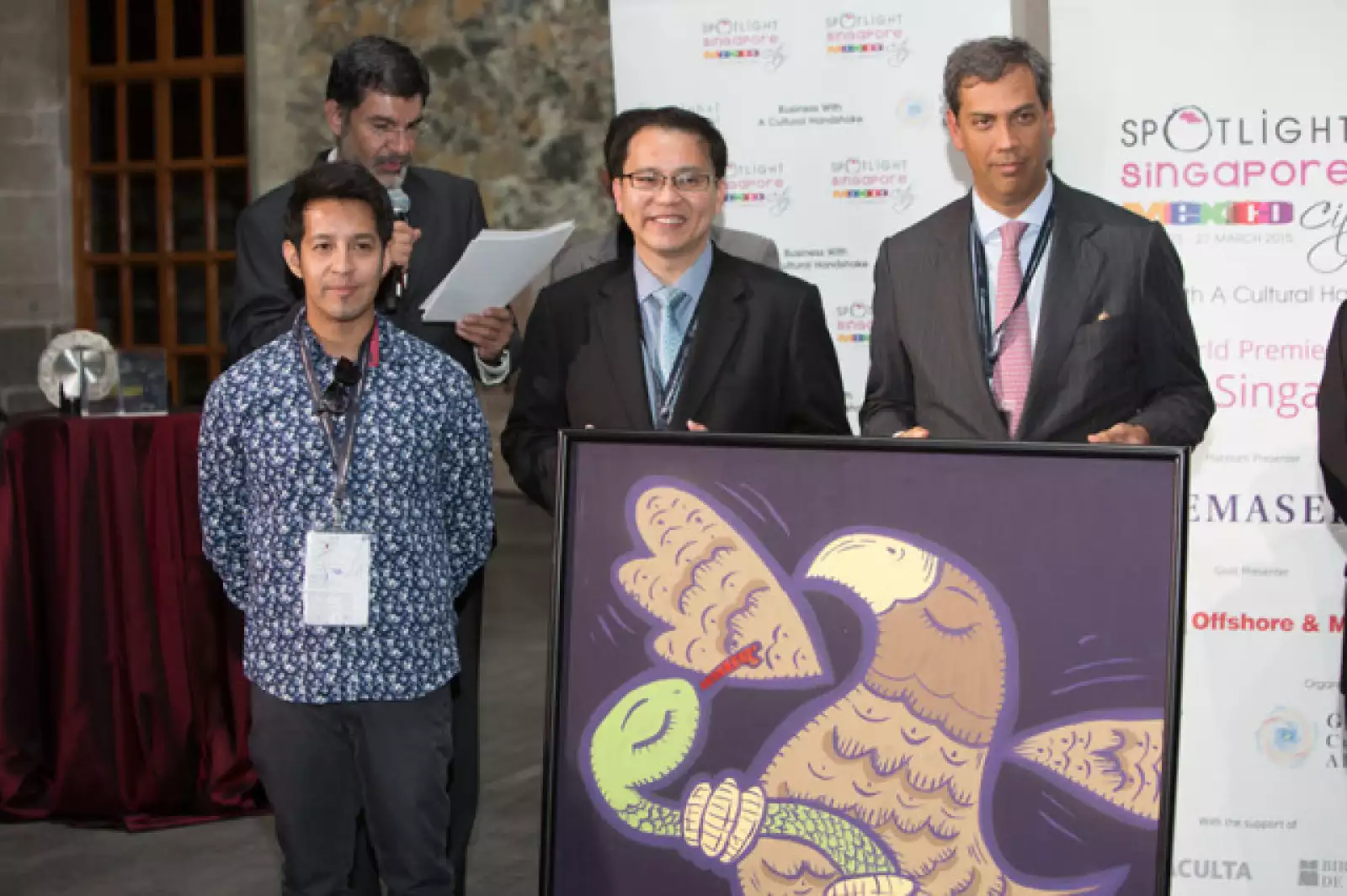 Alejandro González, Collin Goh y Lorenzo González