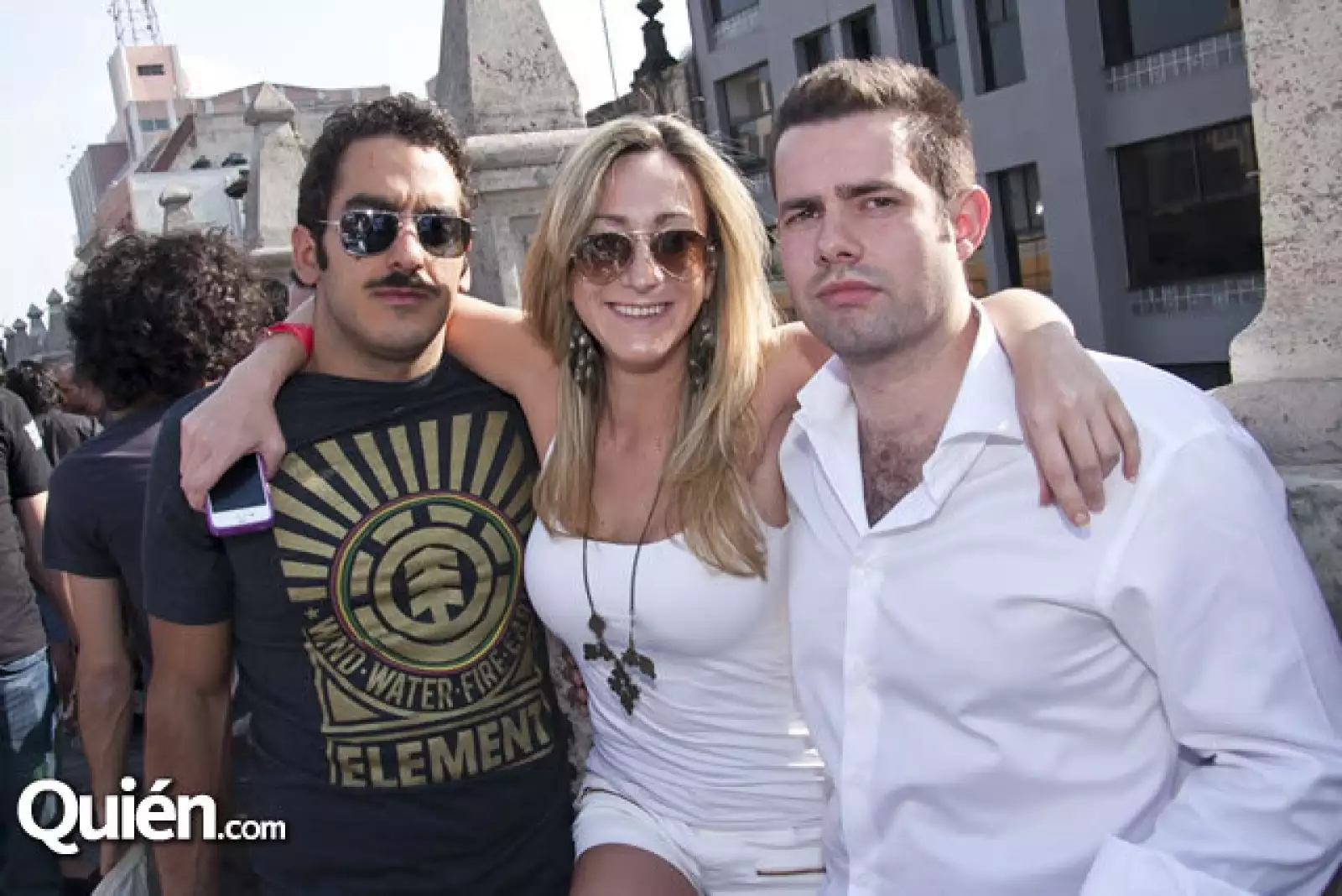 Pablo García, Fabiola Arras y Rubén Hernández