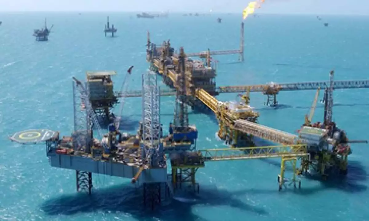 Akal-H es una plataforma satélite. (Foto: Tomada de @Pemex )