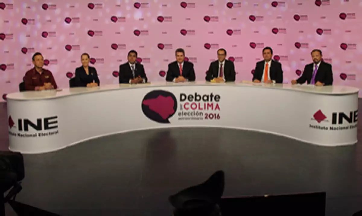 Los seis candidatos sostuvieron un debate a una semana de la elección de Colima. (Foto: Cuartoscuro )